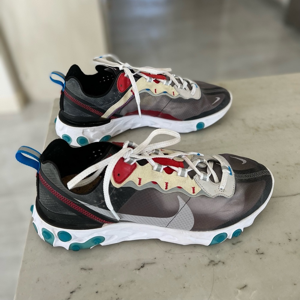 2018 React Element 87 ‘Dark Grey’ Nike Sneakers - image 2